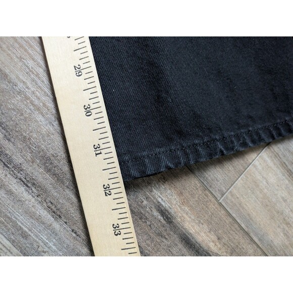 Bongo Jeans Women's 6 Black Flare Leg 32" Inseam Tall Long - Picture 2 of 6